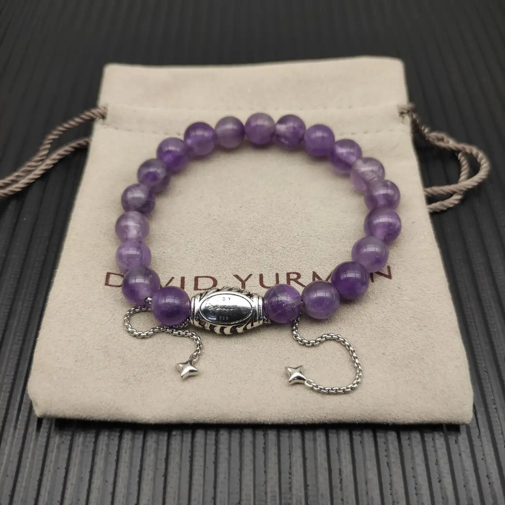 David Yurman Retractable Amethyst Bracelet